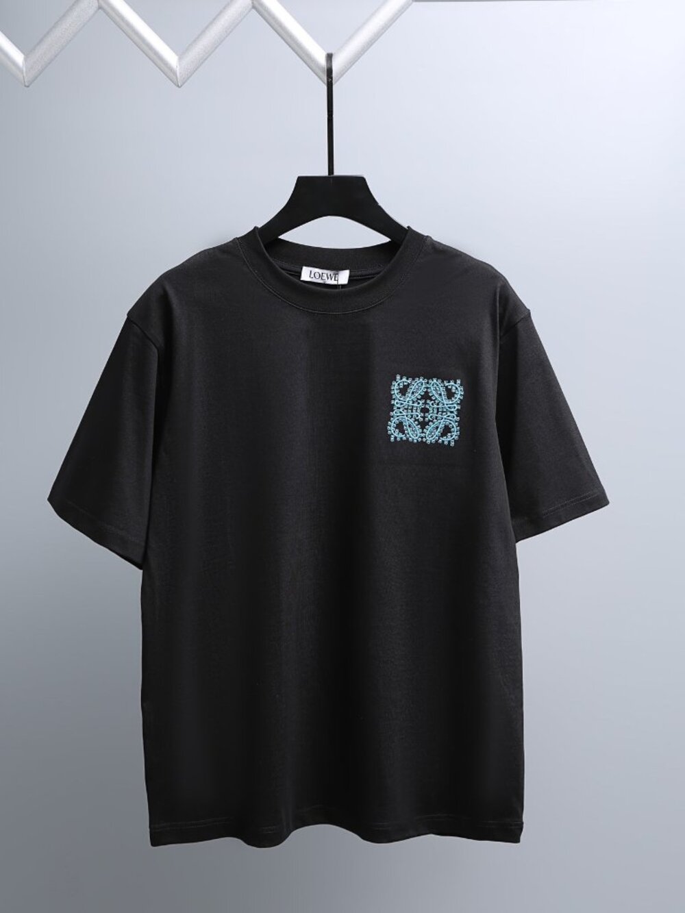 Classic Men's Loewe Casual Short-Sleeve Black